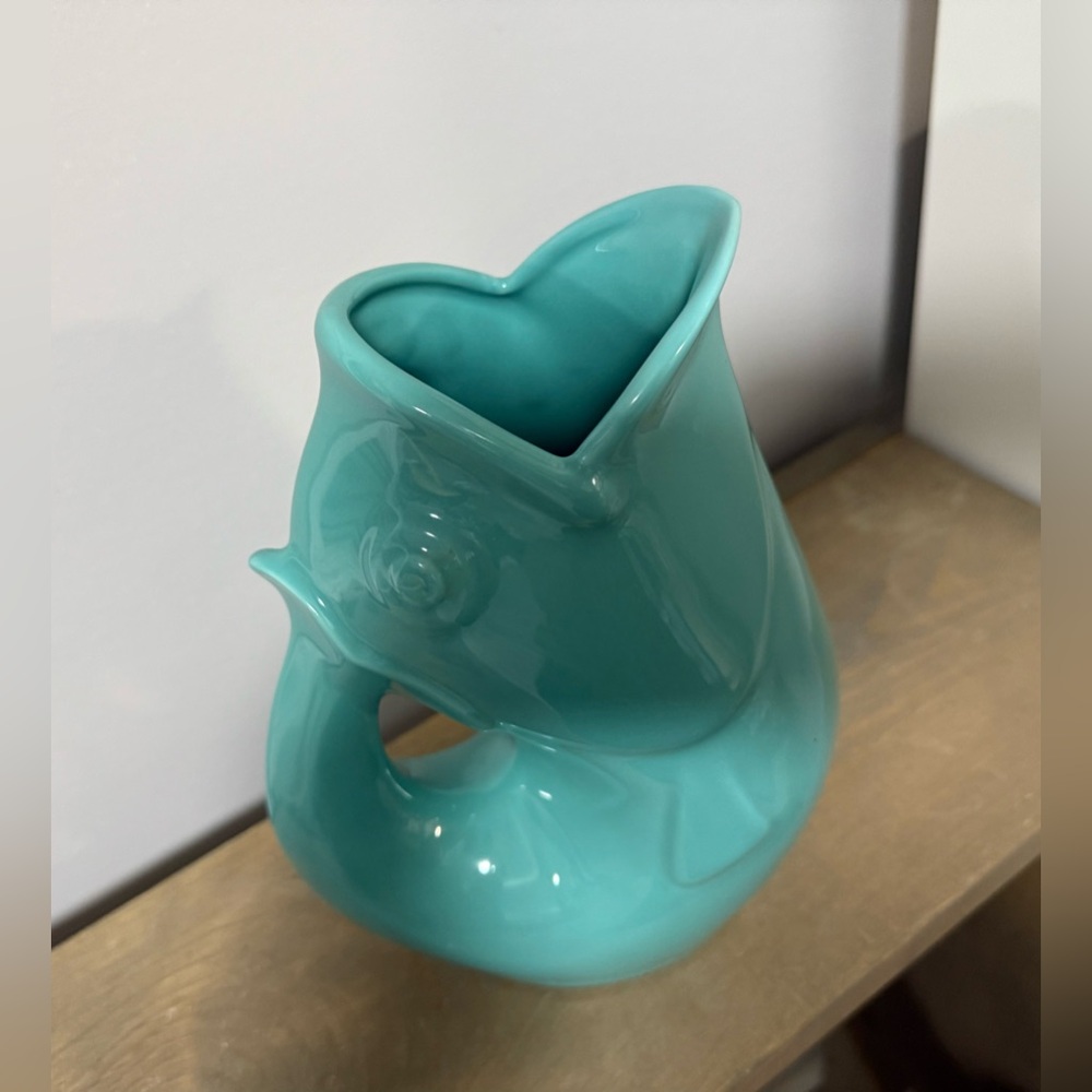 Gurgle Pot Water Pitcher 42oz - Aqua - Large - Picture 5 of 6